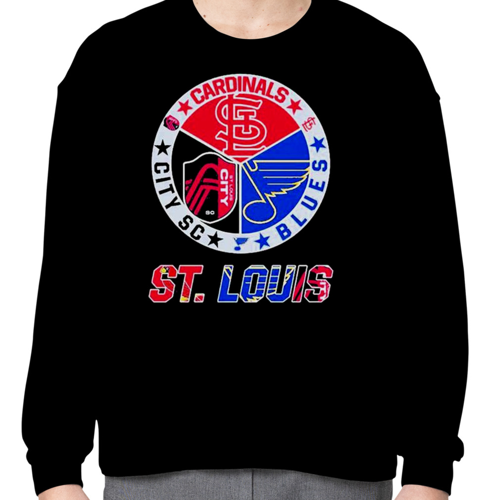 2023 St Louis Sports Teams Cardinals Blues And City Fc T Shirt, hoodie,  sweater and long sleeve