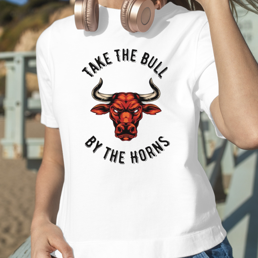 beskæftigelse Af Gud Billedhugger Take The Bull By The Horns Red Bull Head shirt