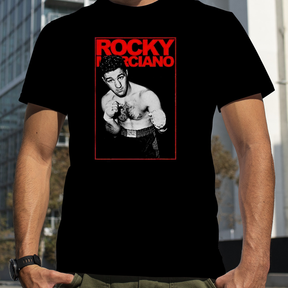 Portrait Boxing Heavyweight Super Fight Rocky Marciano shirt