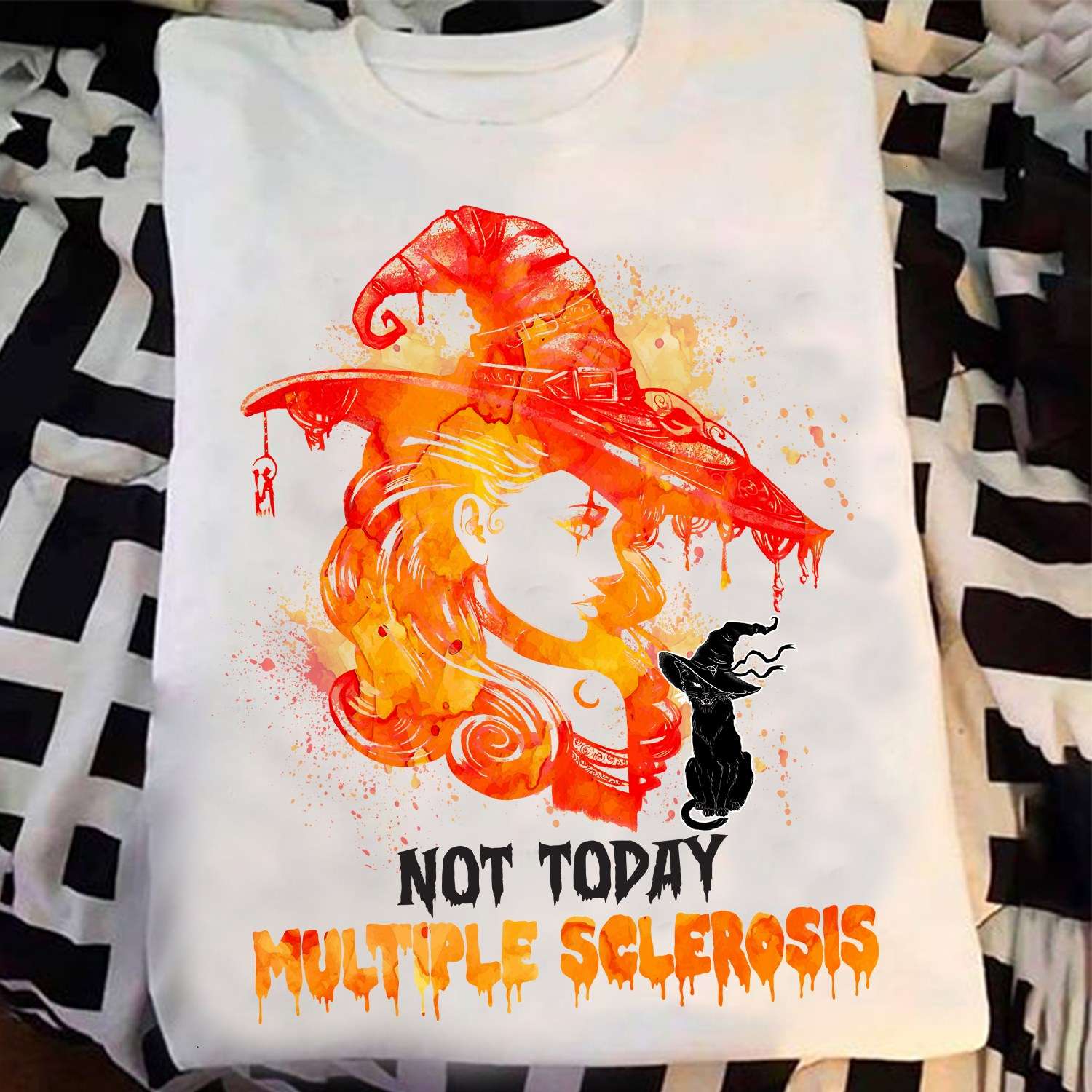 Not today - Halloween witch costume, Multiple sclerosis awareness