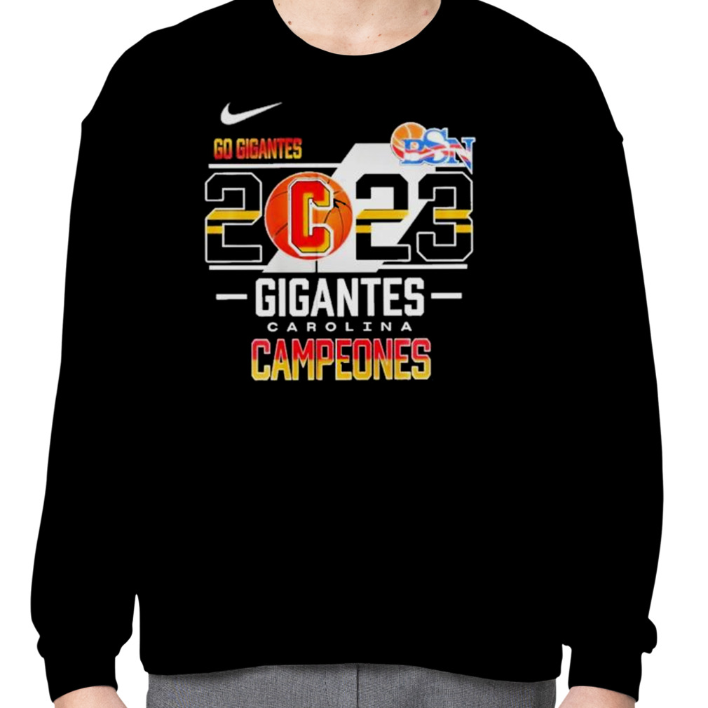 Nike Campeones Gigantes de Carolina 2023 shirt