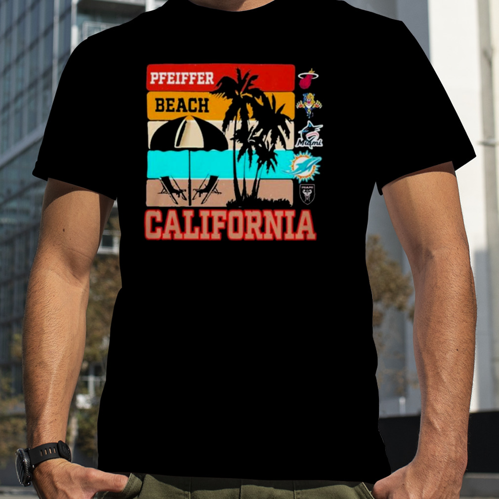 California Pfeiffer Beach Sports Team Logo Shirt