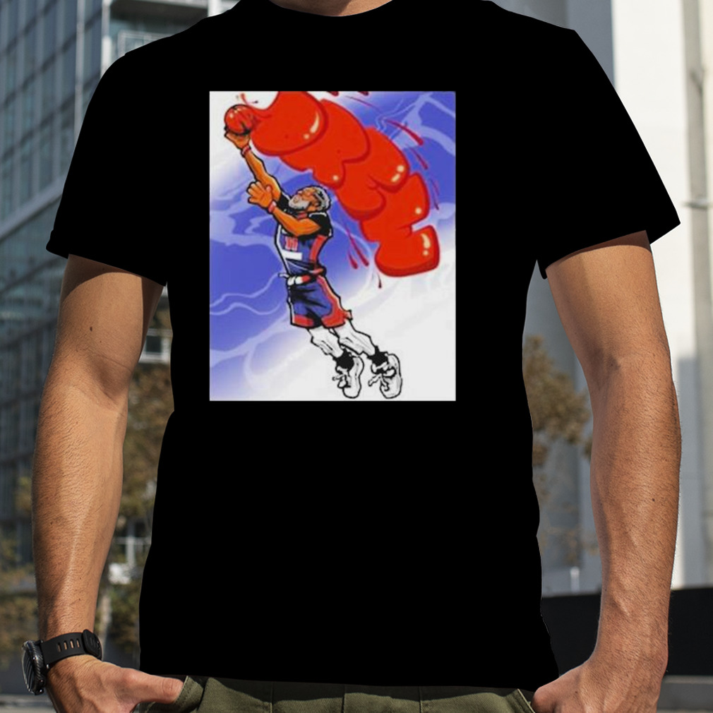 Dallas mavericks uncle drew barbwiretape T-shirt
