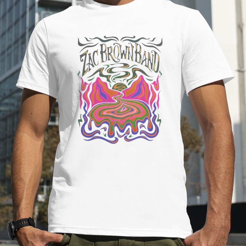 Psychedelic Mountains T Shirt
