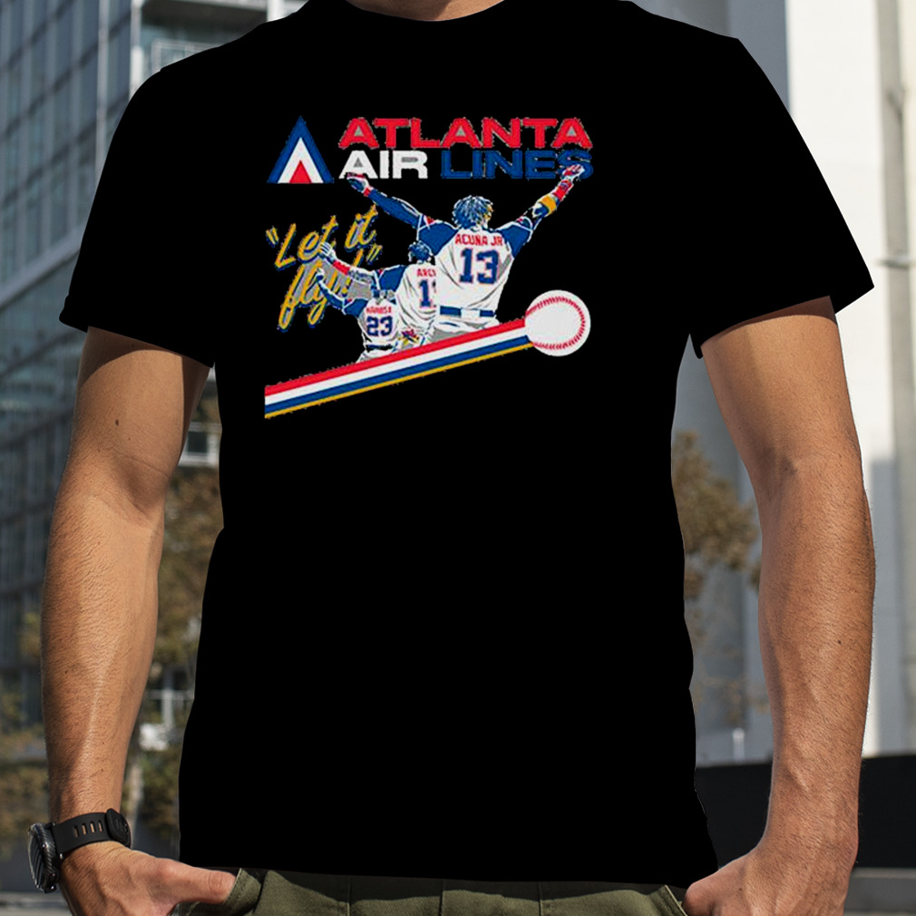 Atlanta Airlines Let It Fly Michael Harris Shirt
