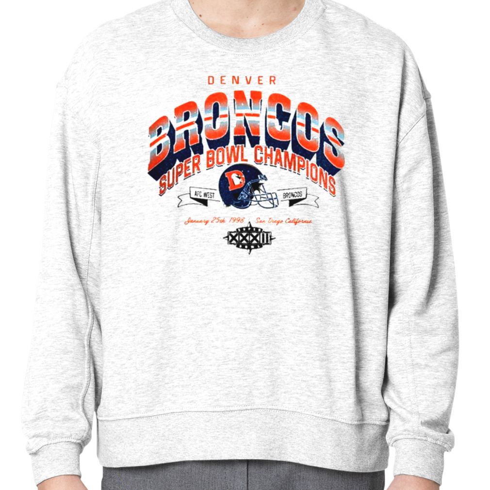 Denver Broncos Super Bowl Champions Crew Shirt - Peanutstee