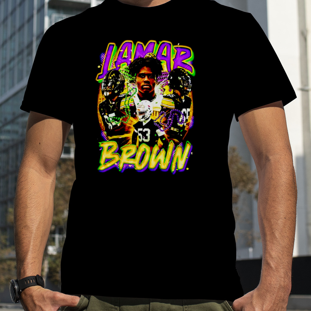 Lamar Brown Player vinatge shirt