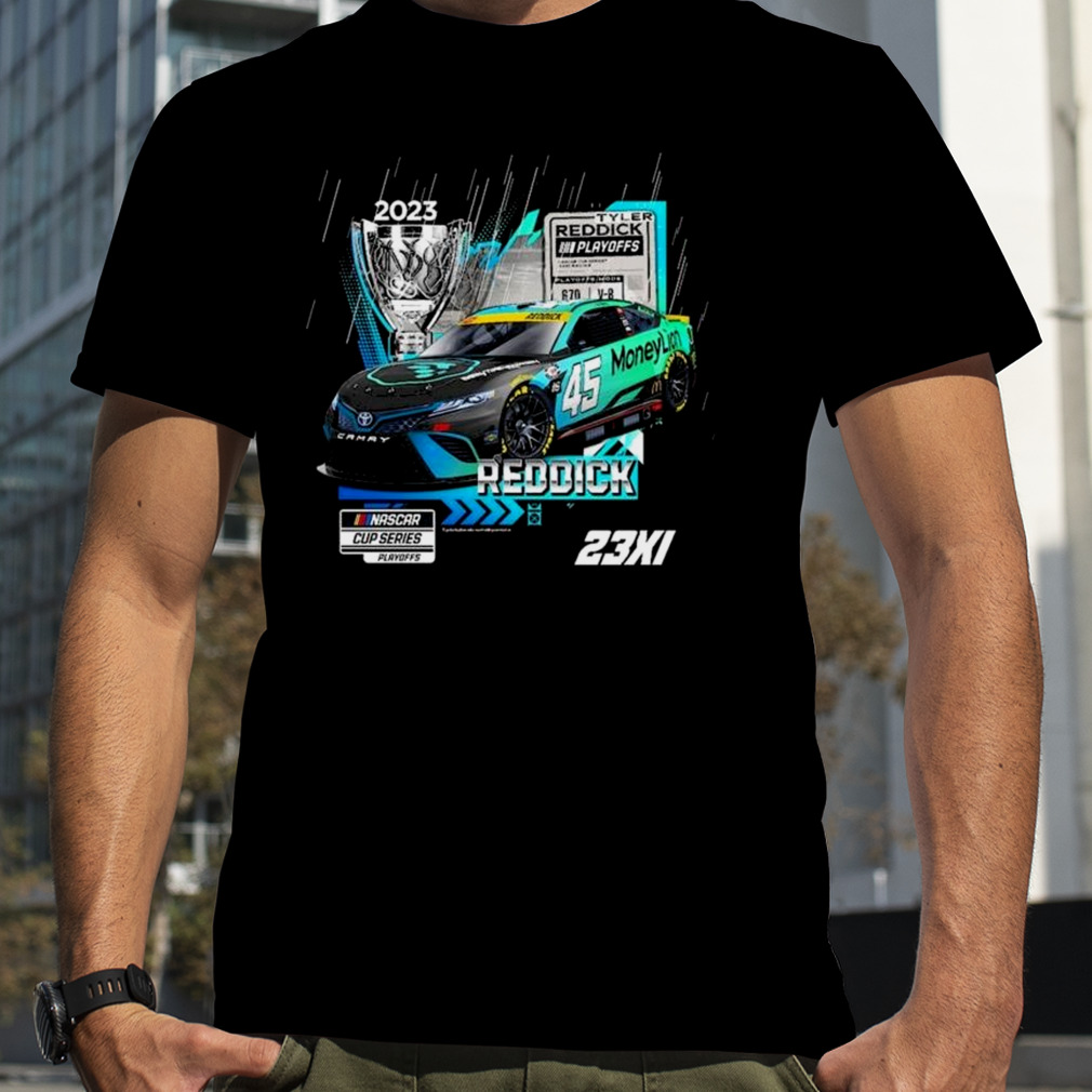Tyler Reddick Racing Black 2023 NASCAR Playoffs Money Lion T-T-Shirt