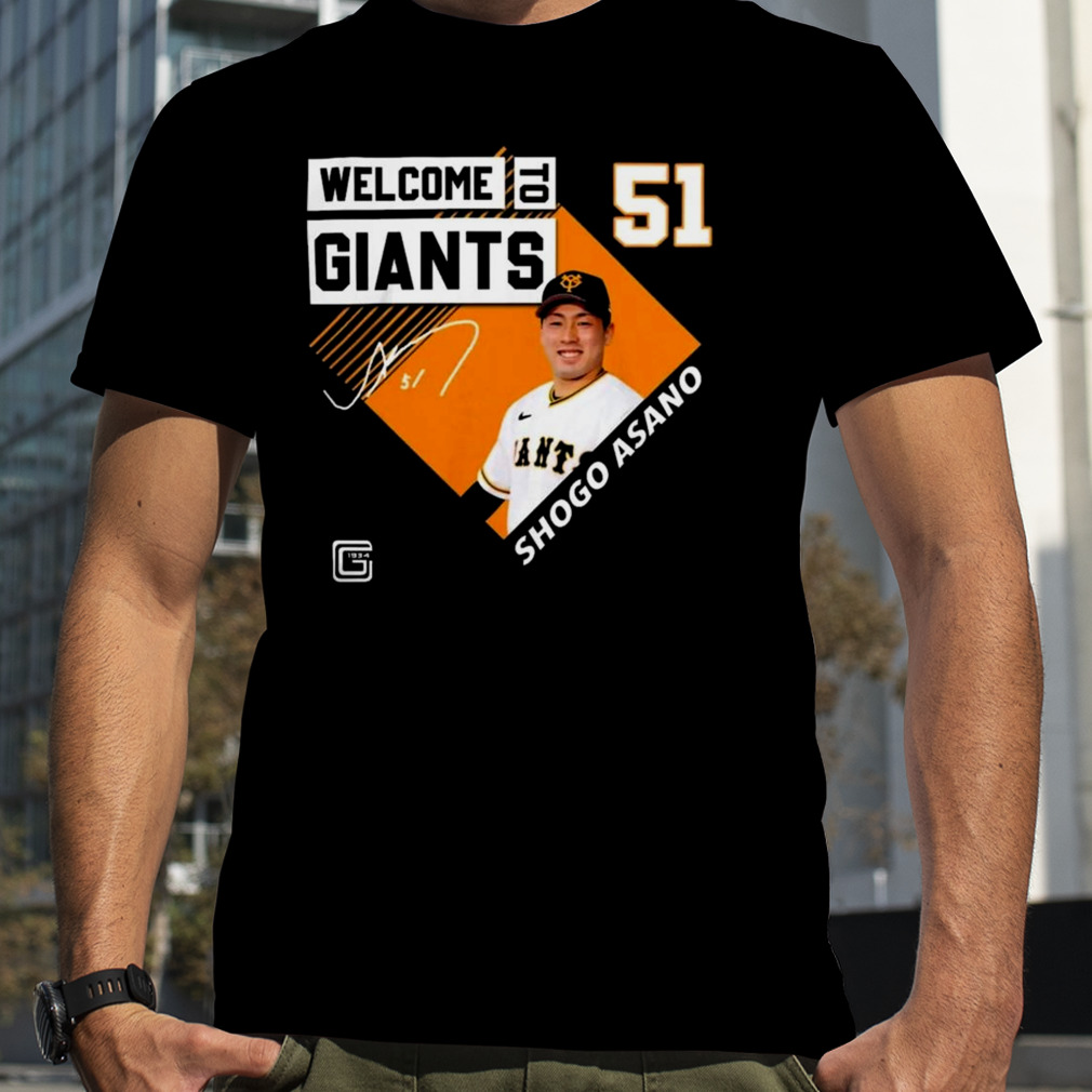 Welcome To Giants #51 Shogo Asano Signature T Shirt