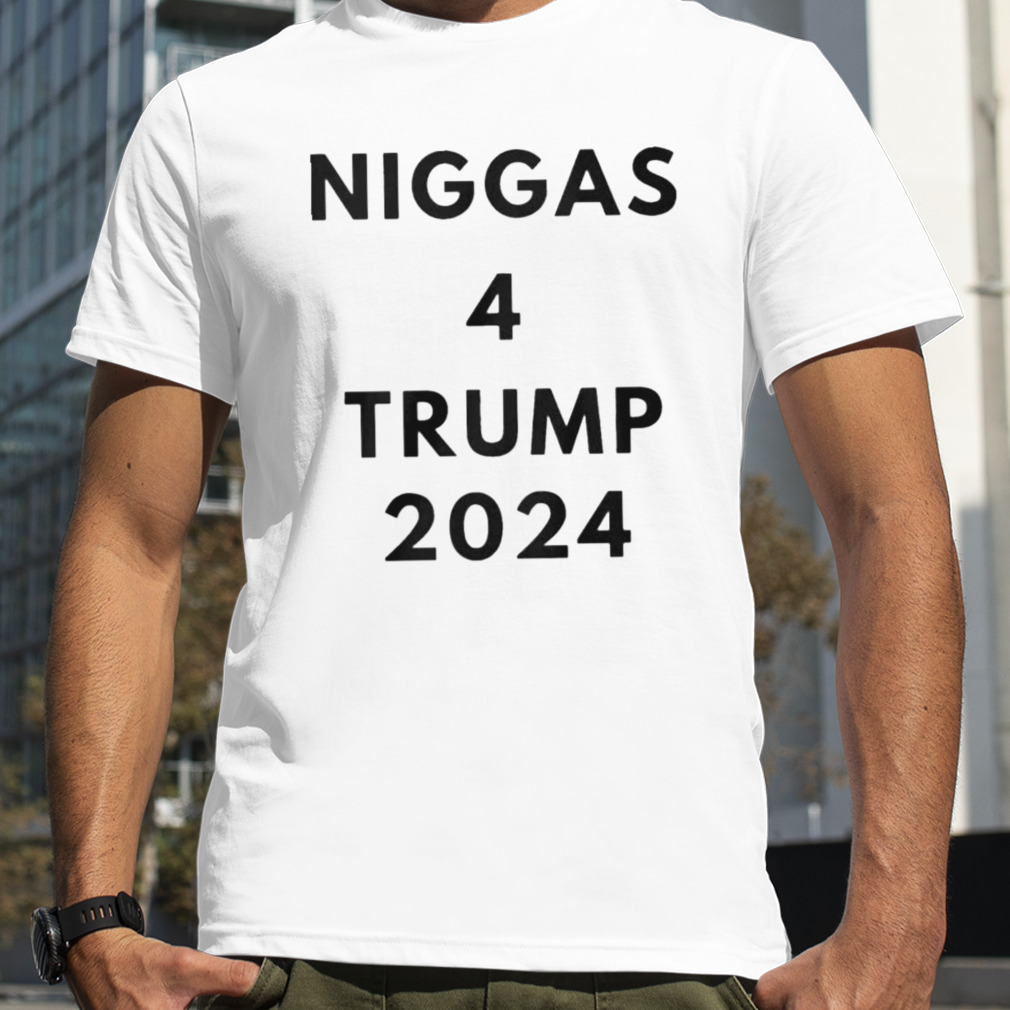 Kyle becker niggas 4 Trump 2024 text design T-shirt