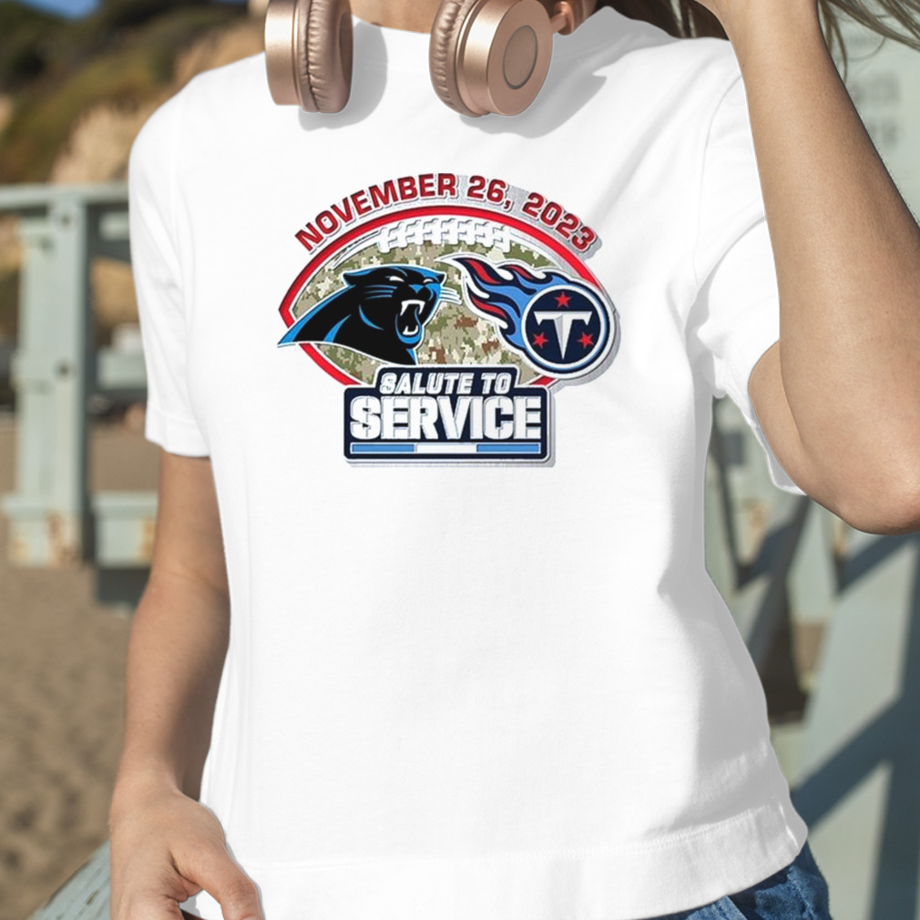 Carolina Panthers 2021 Salute To Service Long Sleeve T-Shirt - T Shirt  Classic