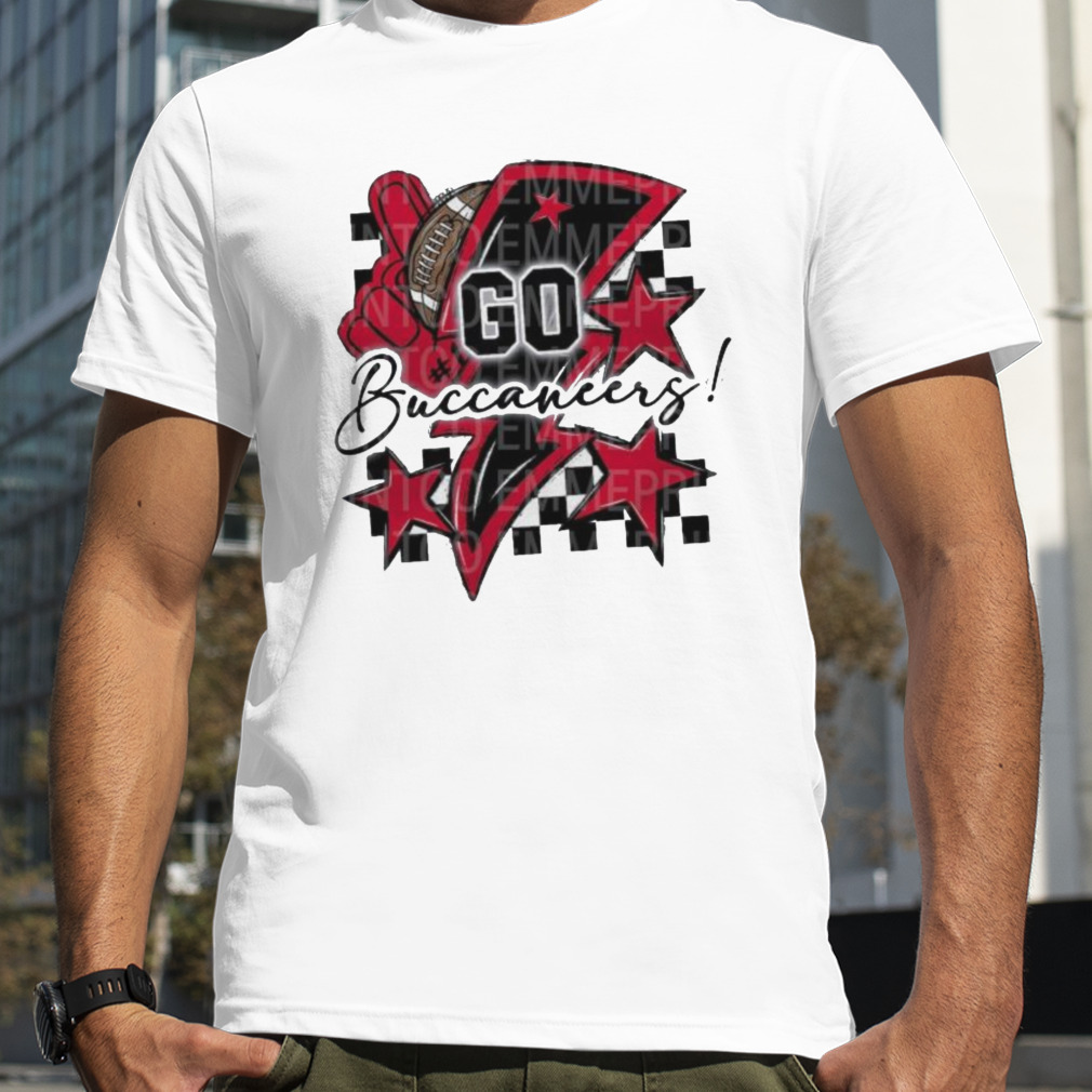 Go Buccaneers Football Sublimation Design T-shirt