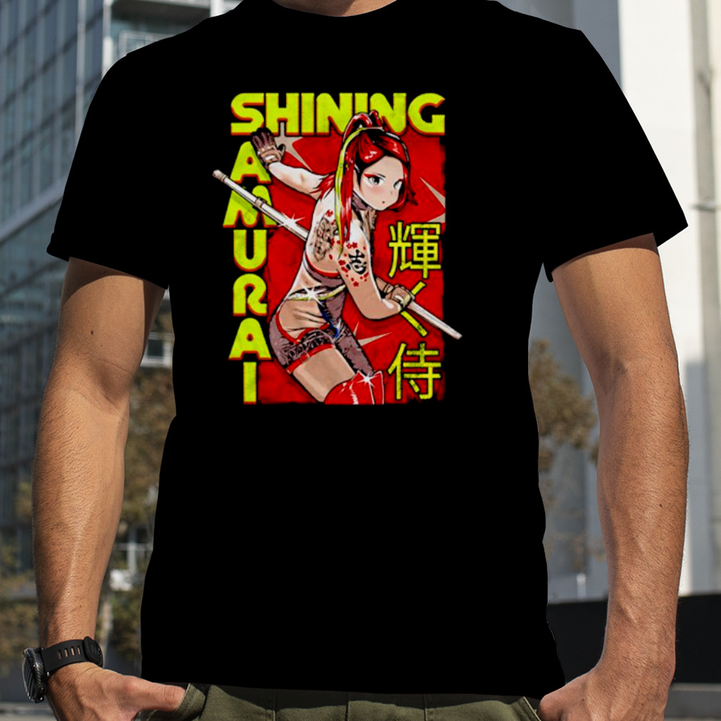 Hikaru Shida Shining Samurai Anime shirt