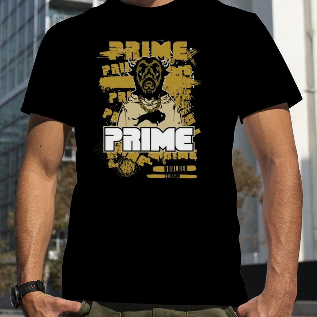 Prime Buffalo Retro Grunge Colorado Football Shirt