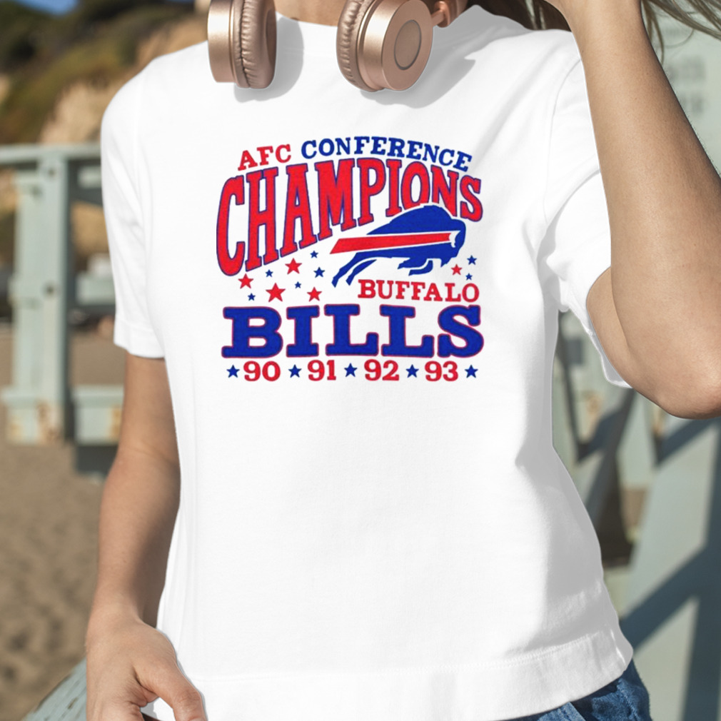 Afc Conference Champions Buffalo Bills 90 91 92 93 Shirt - Hersmiles