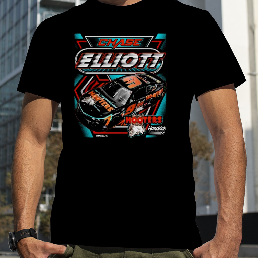 Chase Elliott #9 2023 Hooters Hendrick Motorsports T-shirt