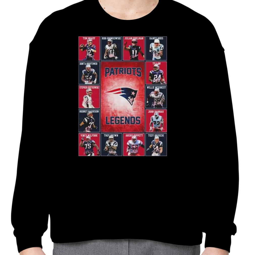 New England Patriots Legends Players 2023 Signatures shirt - Limotees