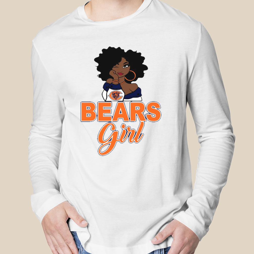 Chicago Bears Black Girl Shirt - Peanutstee