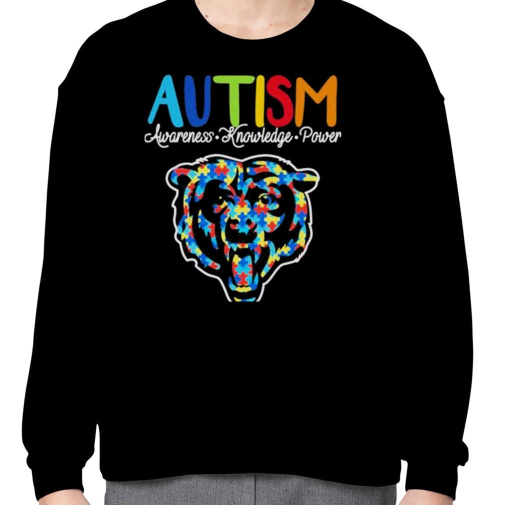 Chicago Bears Autism Awareness Knowledge Power Shirt