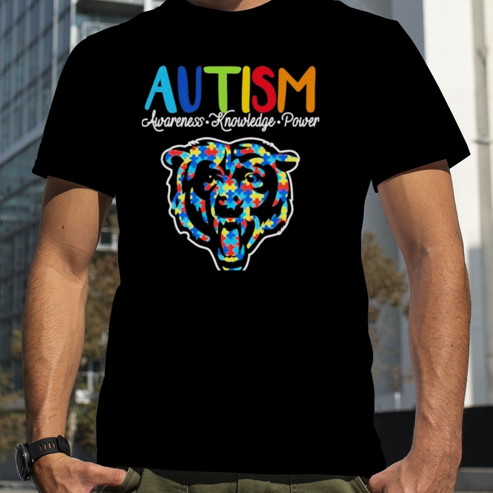 Chicago Bears Autism Awareness Knowledge Power Shirt