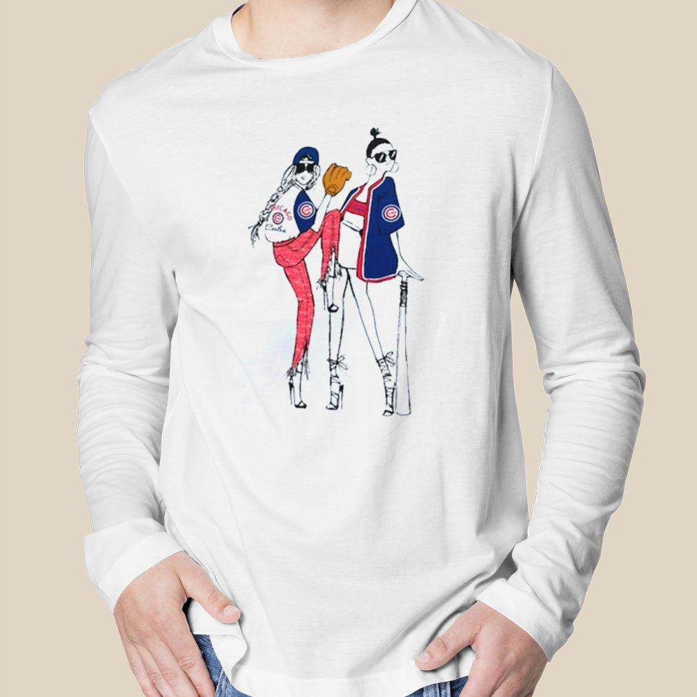Chicago Cubs G Iii 4her By Carl Banks White Baseball Girls Shirt