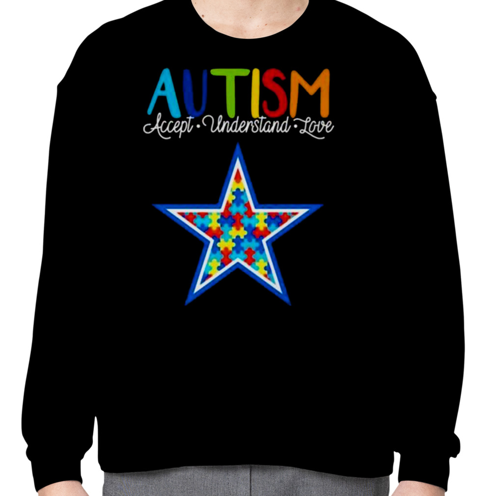 Dallas Cowboys autism awareness knowledge power shirt, hoodie