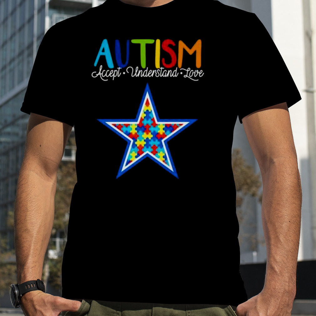 Dallas Cowboys Autism Awareness Knowledge Power Shirt