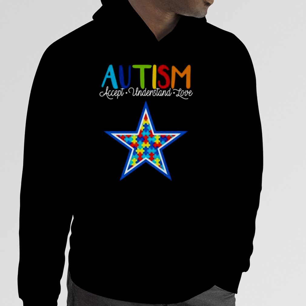 Dallas Cowboys autism awareness knowledge power shirt, hoodie