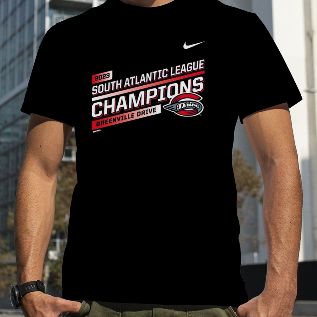 Nike 2023 South Atlantic League Champions Greenville Drive T-shirt