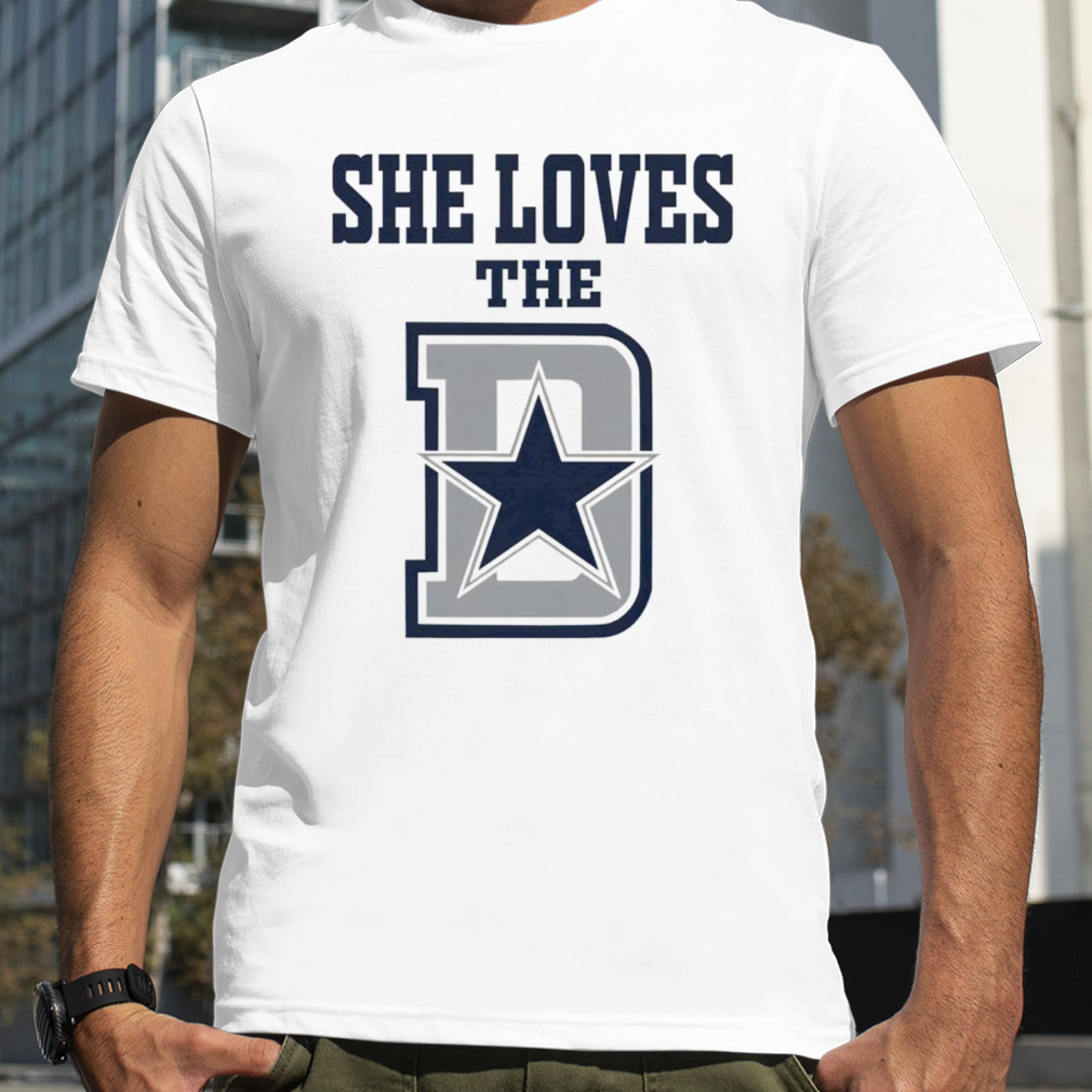 Dallas Cowboys She Loves The D Men's T-Shirt