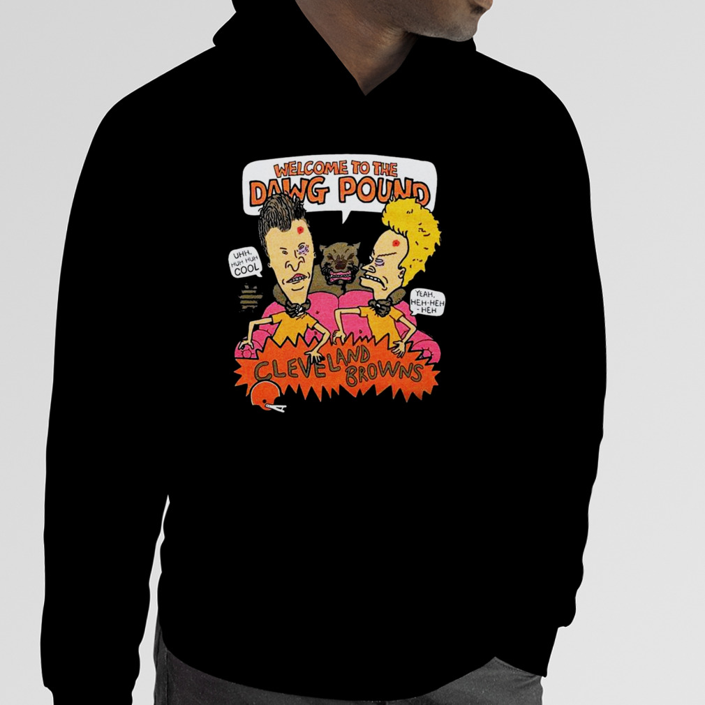 Beavis And Butthead X Cleveland Browns Dawg Pound Shirt