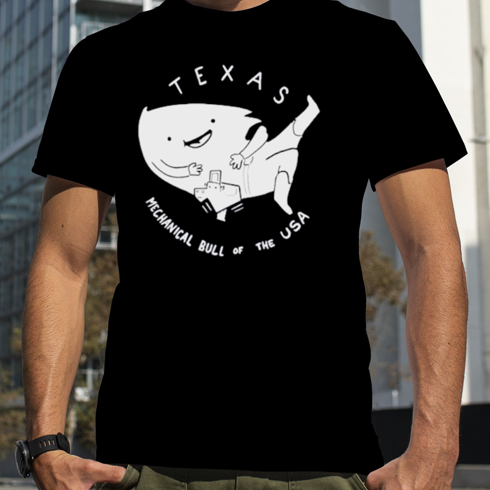 Texas mechanical bull of the USA shirt