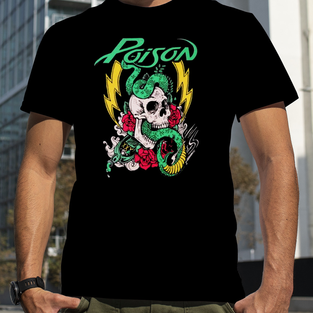 Poison Snake & Skull Vintage T-shirt