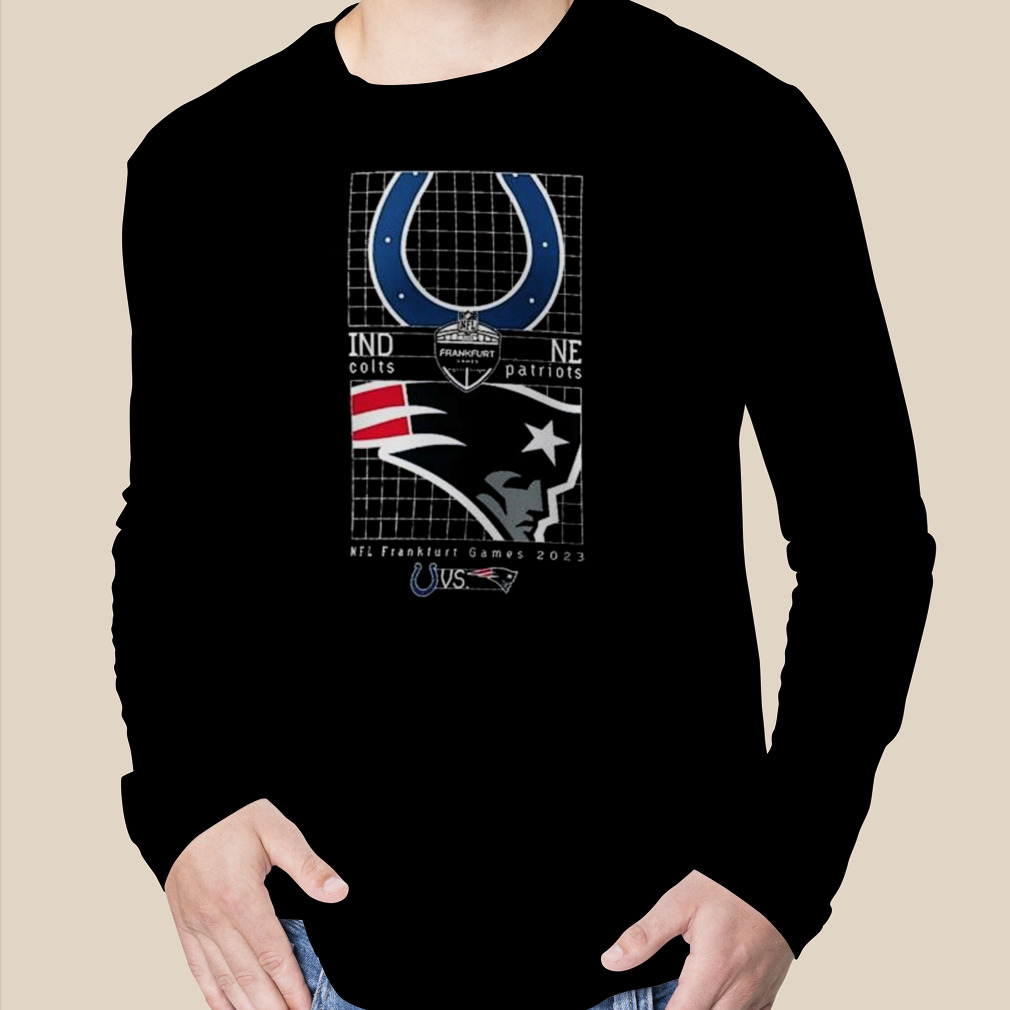 NFL 2023 Germany Frankfurt Games Match Up Indianapolis Colts Vs New England  Patriots shirt - Limotees