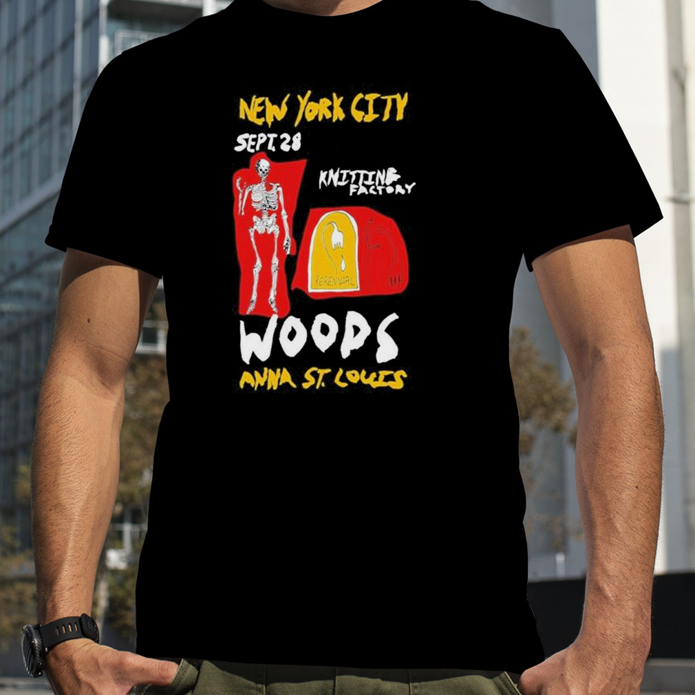 Woods Anna St. Louis Knitting Factory Baker Falls in New York Event Poster Sept 28 2023 Shirt