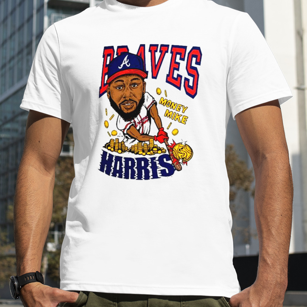 Atlanta Braves Michael Harris Ii Homage Caricature Tri Blend T Shirt