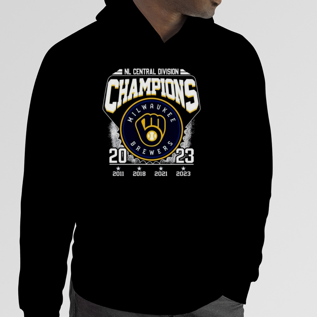 Nl Central Divison Champions Milwaukee Brewers 2011 2018 2021 2023 T-shirt  - Shibtee Clothing