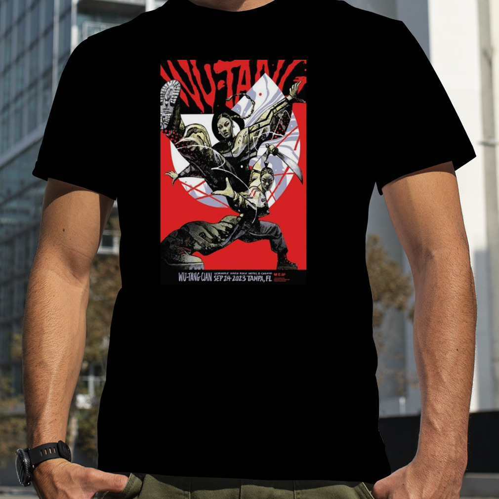 Wu Tang Clan September 24 Tampa Event T-shirt