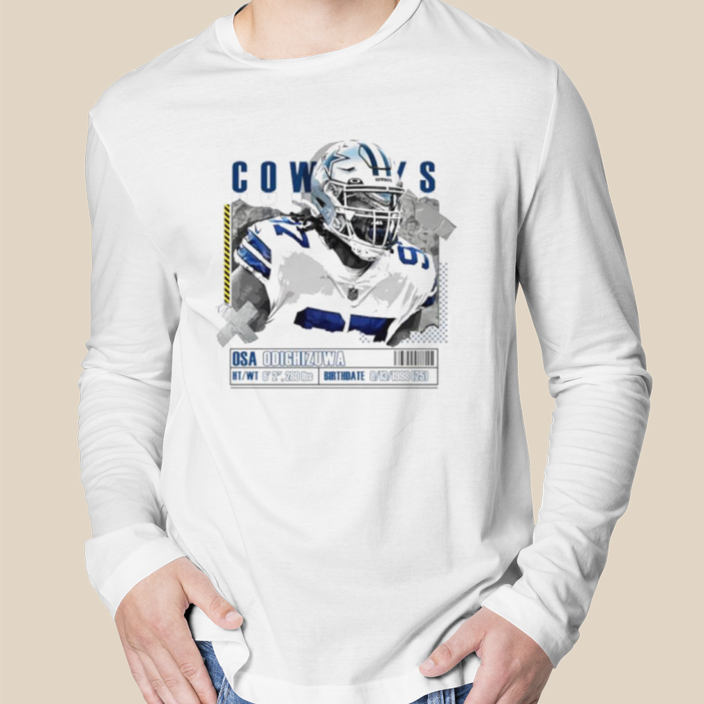 Osa Odighizuwa Dallas Cowboys Women's by Backer Slim Fit T-Shirt - Ash