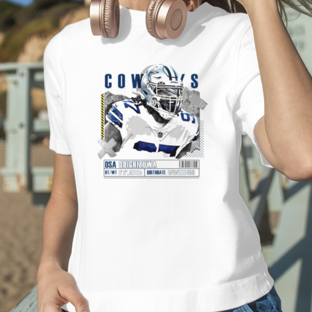 Osa Odighizuwa Dallas Cowboys Women's by Backer Slim Fit T-Shirt - Ash