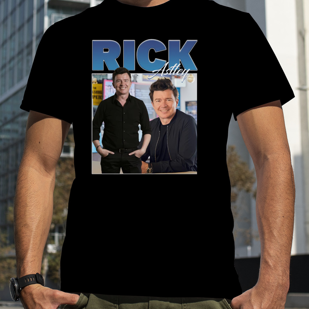 Portrait Rick Astley Retro shirt