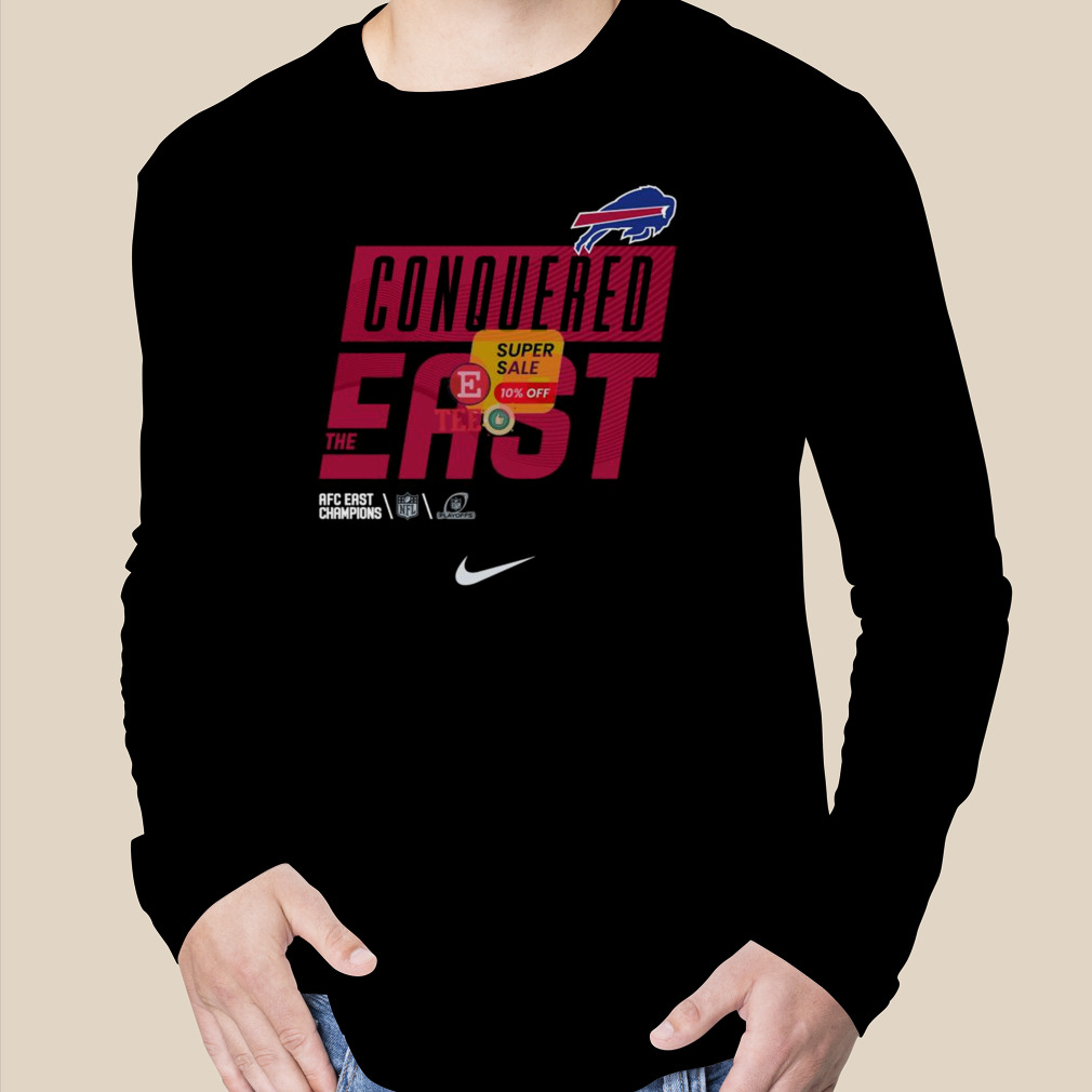 conquered east bills shirt