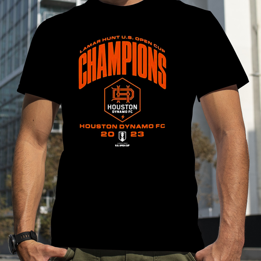 Houston Dynamo FC Original Retro Brand 2023 Lamar Hunt U.S. Open Cup Champions shirt