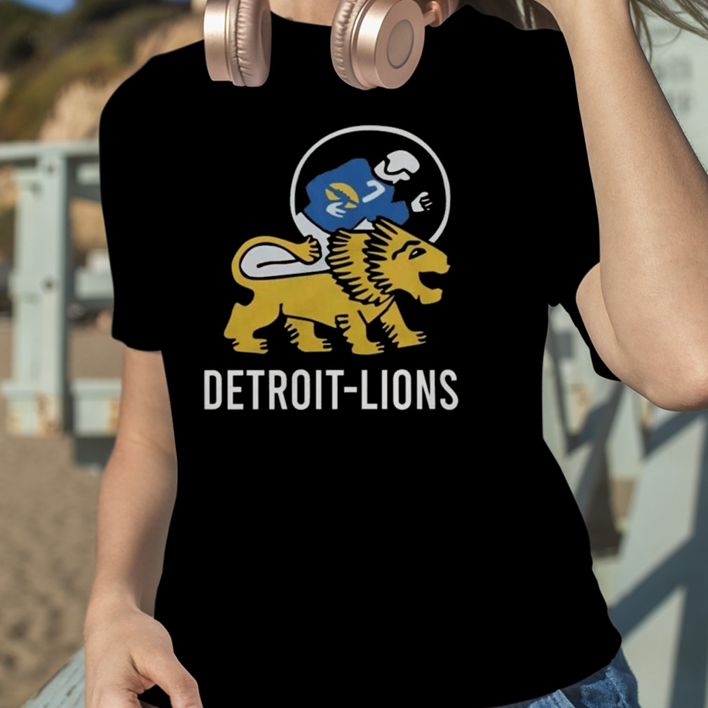 Nfl Team Detroit Lions '52 Homage Tri Blend Shirt