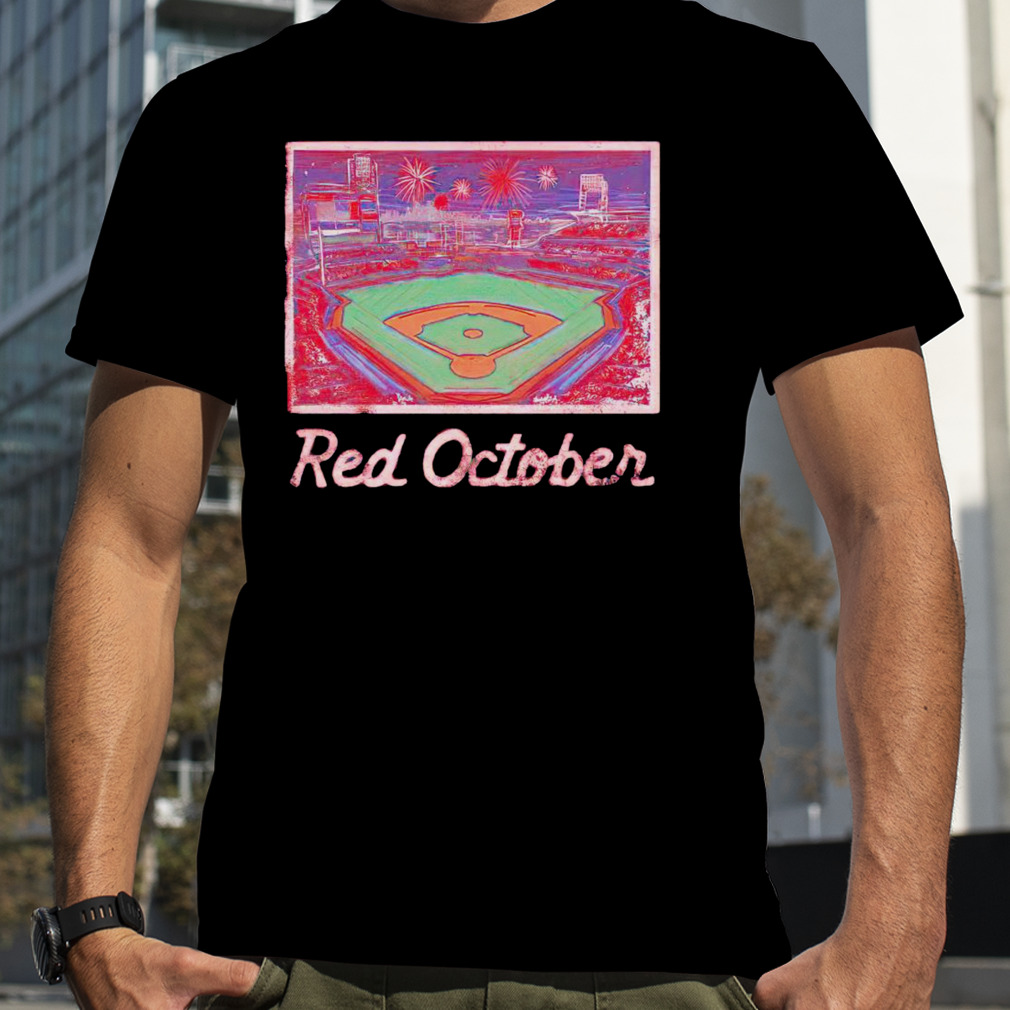 Philadelphia Phillies Red October Stadium 2023 T Shirt
