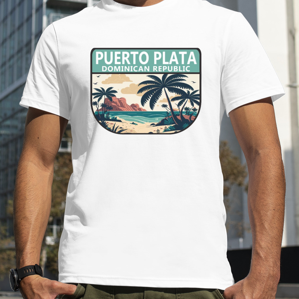 Puerto Plata Dominican Republic Retro Emblem shirt