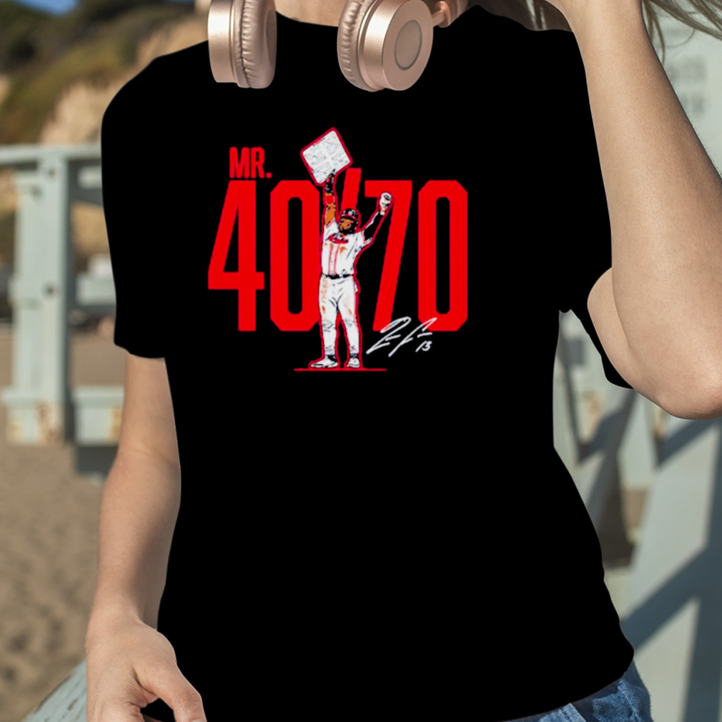 Ronald Acuna Jr. Mr 40 70 signature tee, hoodie, sweater, long sleeve and  tank top