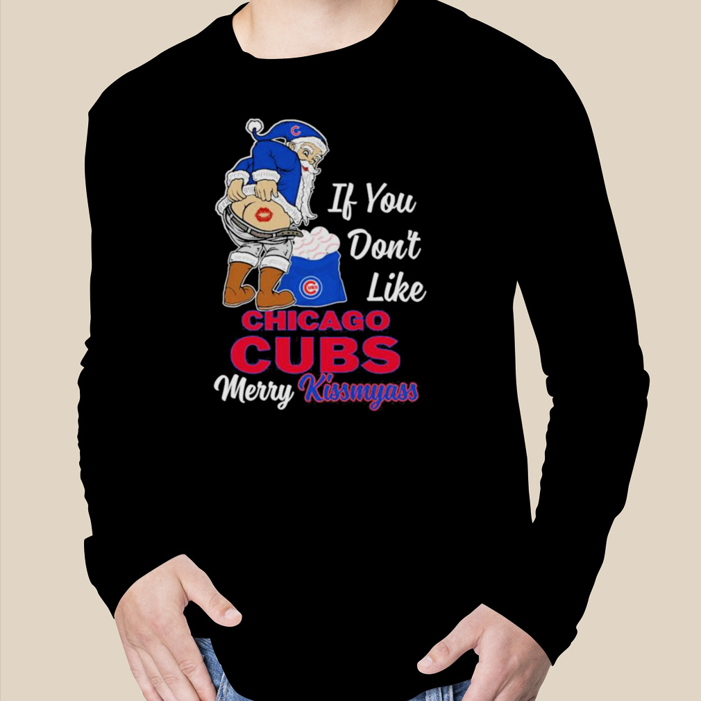 Xmas if you don't like Chicago Cubs baseball Merry Kissmyass Santa
