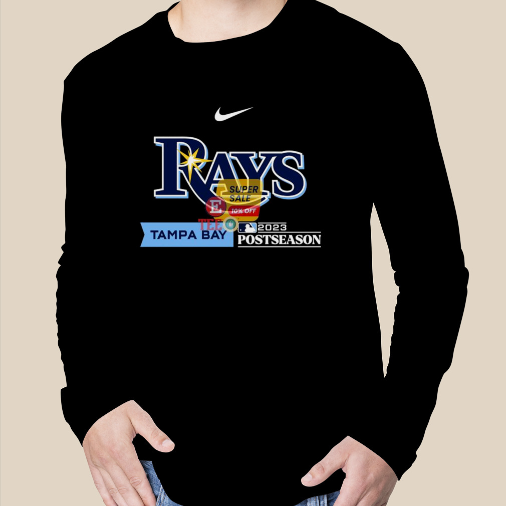 Official tampa Bay Rays Nike 2023 Postseason Authentic T-Shirts