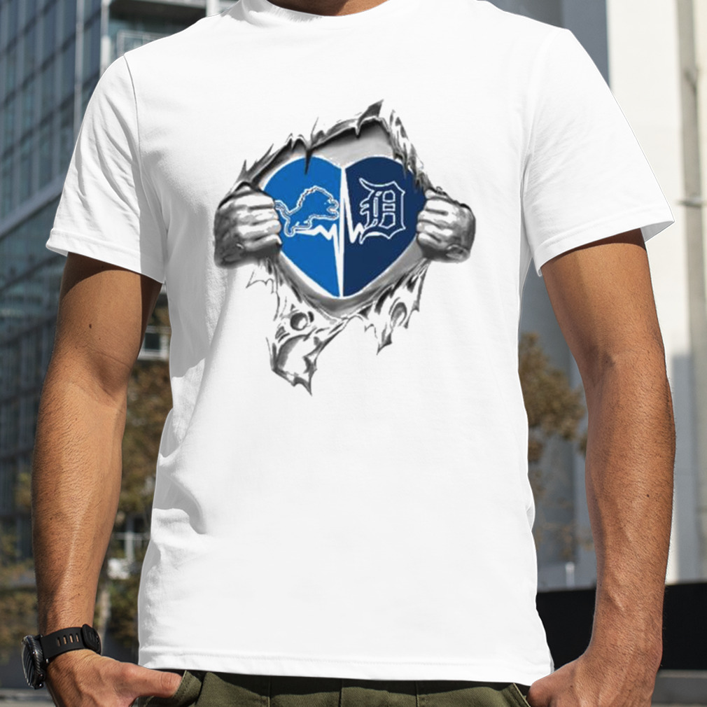 Blood Inside Me Detroit Lions And Detroit Tigers 2023 shirt